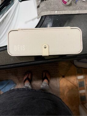 BEIS Cream Travel jewelry case. Open to offers!
